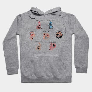 Ojibwe Land Mammals 01 Hoodie